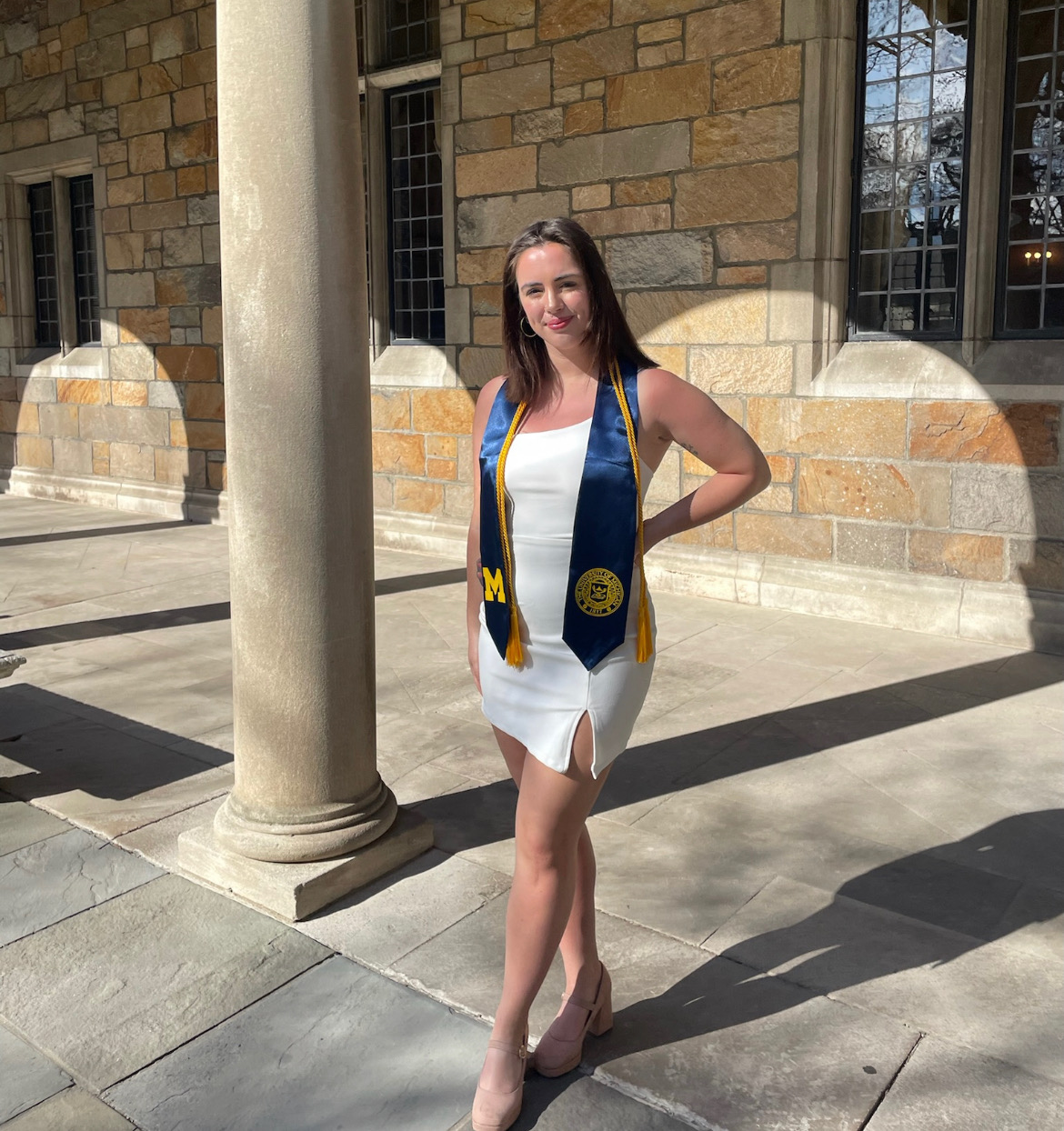 Digital portrait - Sam at University of Michigan