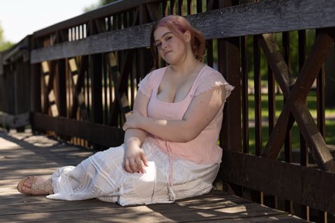 Southeast Michigan senior portrait of Peyton, high school Class of 2027