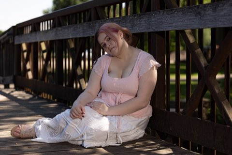 Southeast Michigan senior portrait of Peyton, high school Class of 2027