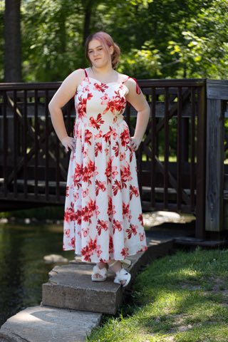 Southeast Michigan senior portrait of Peyton, high school Class of 2027