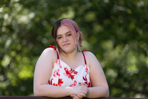 Southeast Michigan senior portrait of Peyton, high school Class of 2027
